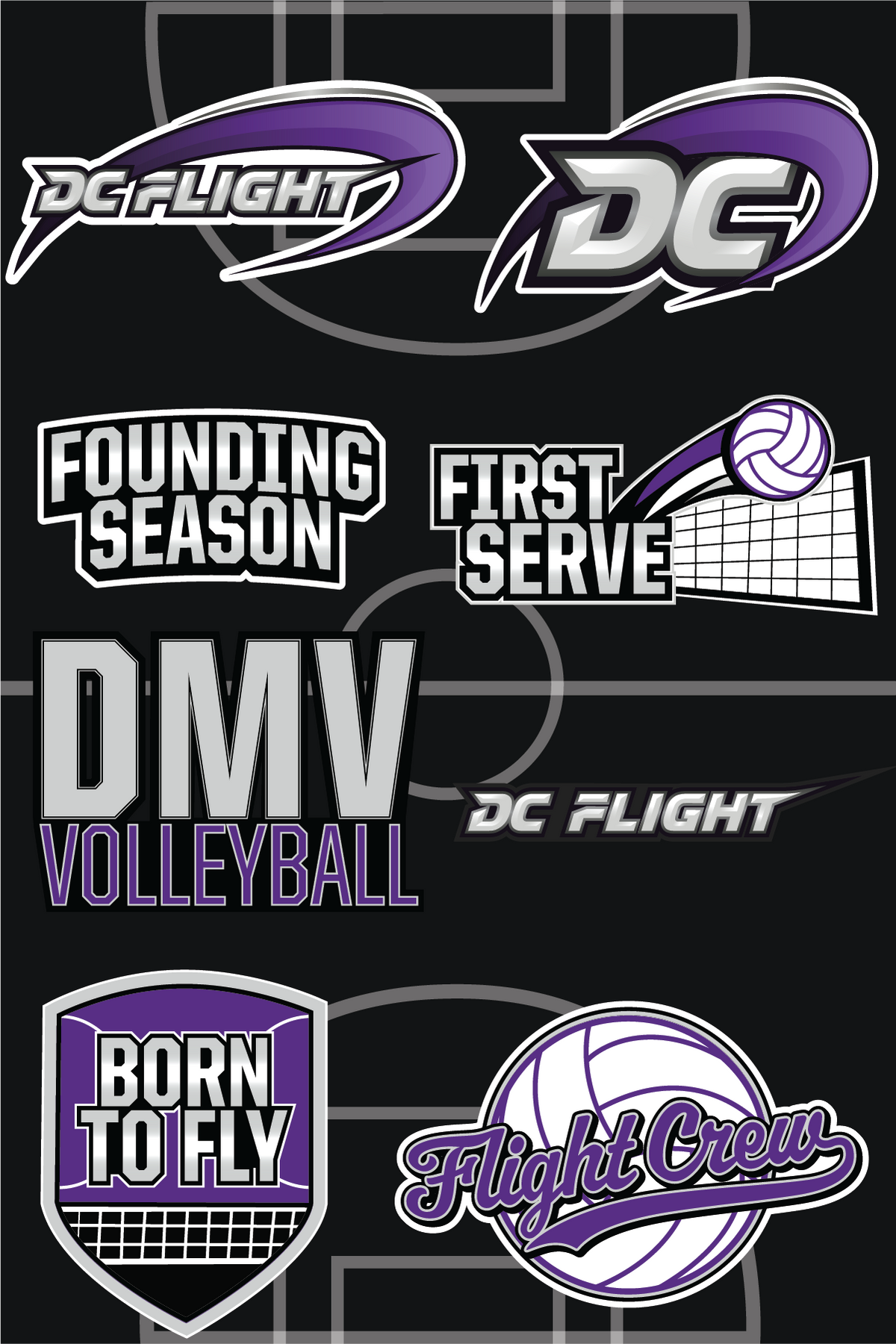 DC Flight Decal Sheet