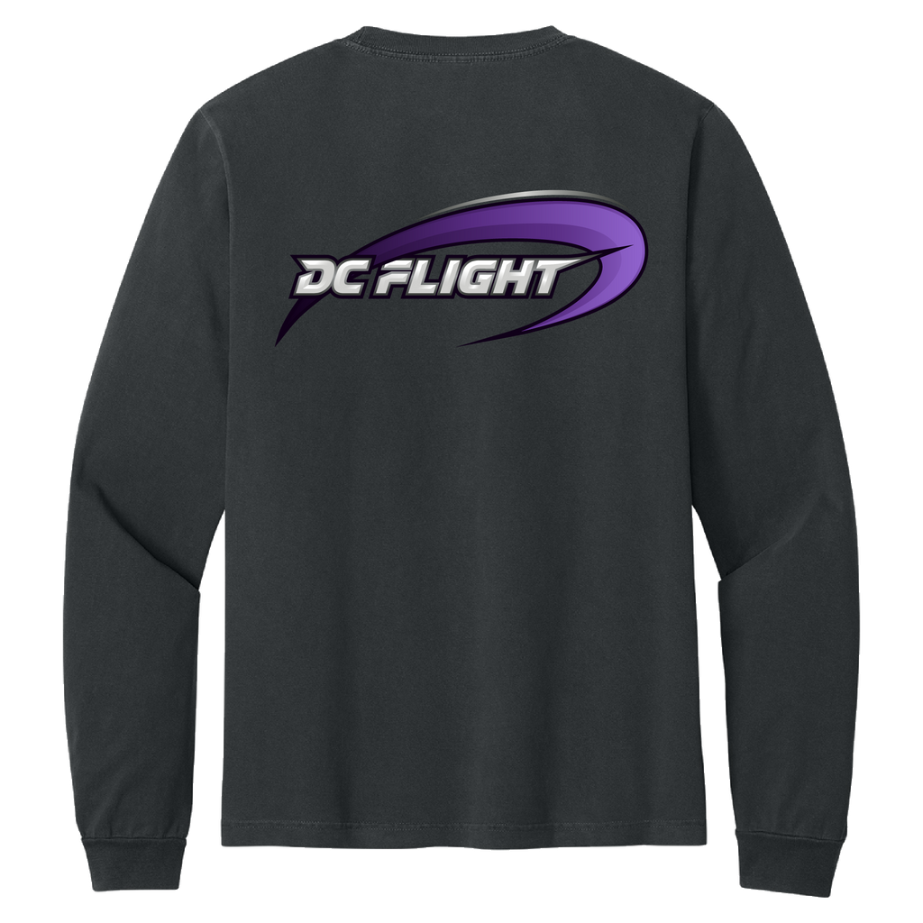 DC Flight Dual Wordmark Long Sleeve T-Shirt