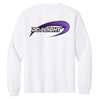 DC Flight Dual Wordmark Long Sleeve T-Shirt