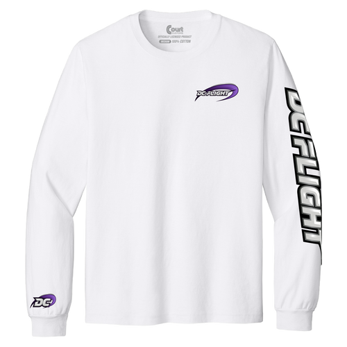 DC Flight Dual Wordmark Long Sleeve T-Shirt
