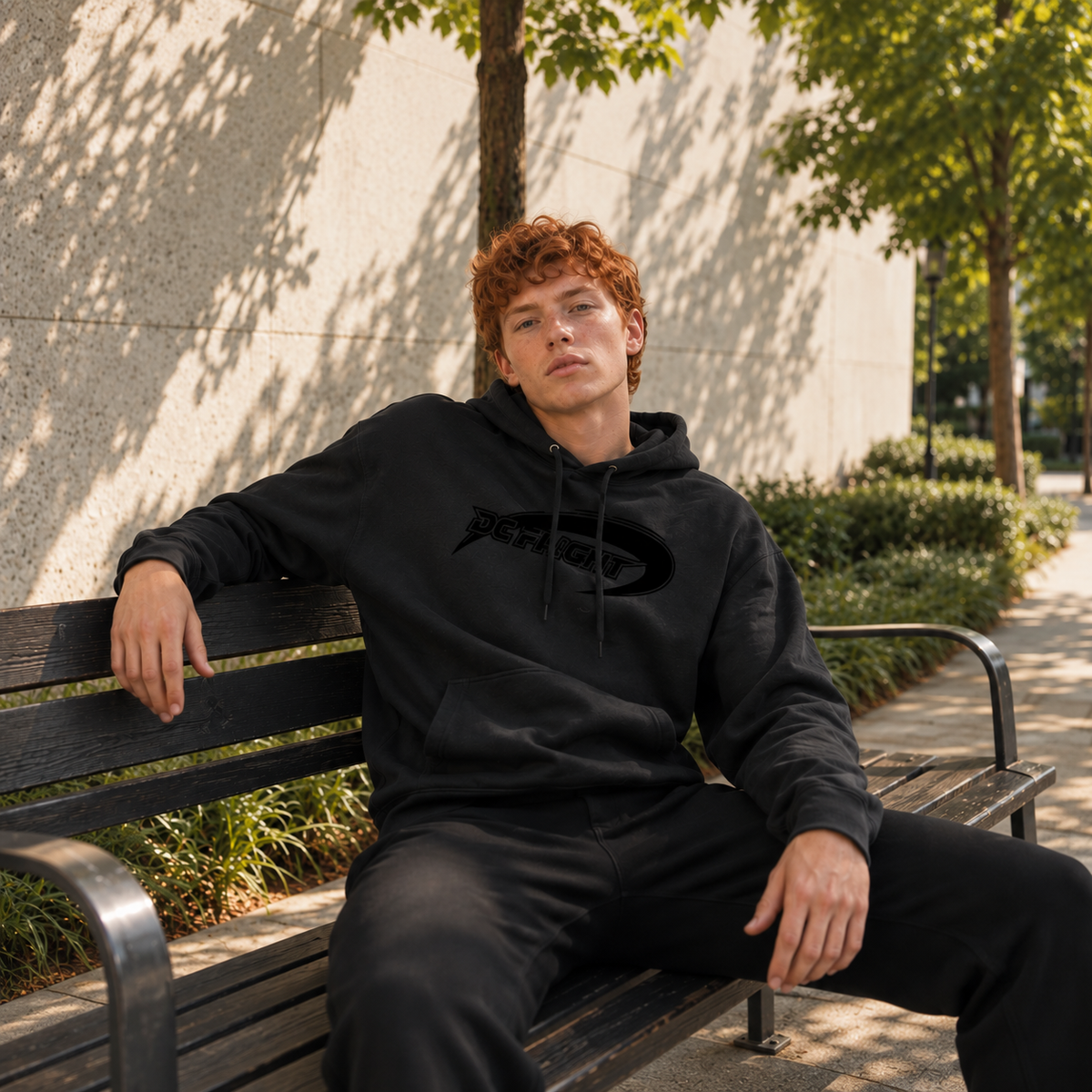 DC Flight Tonal Wordmark Hoodie
