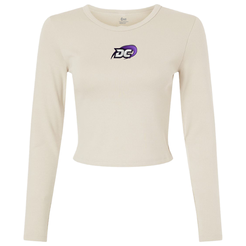 DC Flight Womens Icon Cropped Long Sleeve