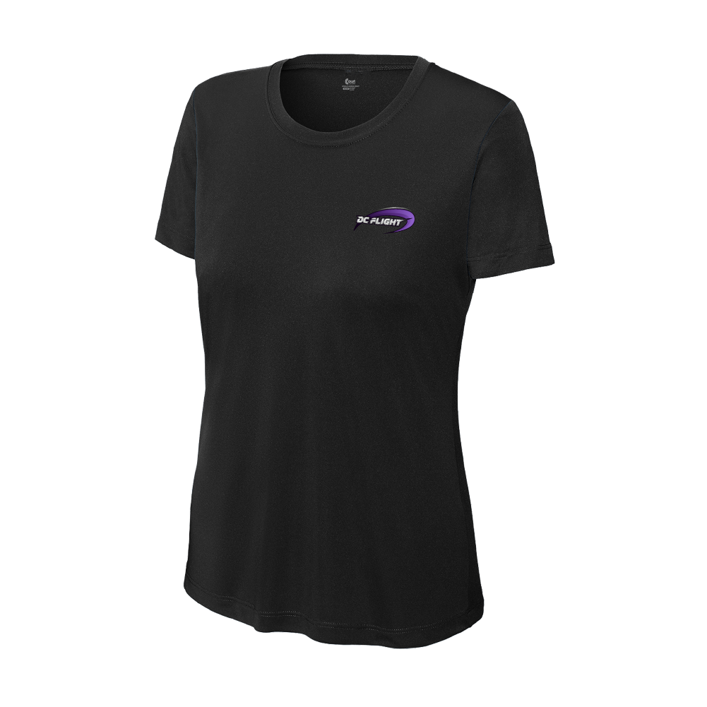 DC Flight Womens Wordmark Performance T-Shirt