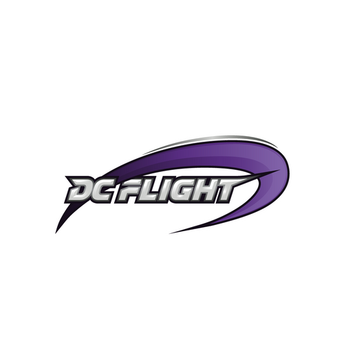 DC Flight Wordmark Magnet